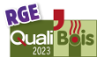 Logo certification QualiBois 2023 - Sanithermelec