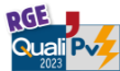 Logo certification QualiPV 2023 - Sanithermelec